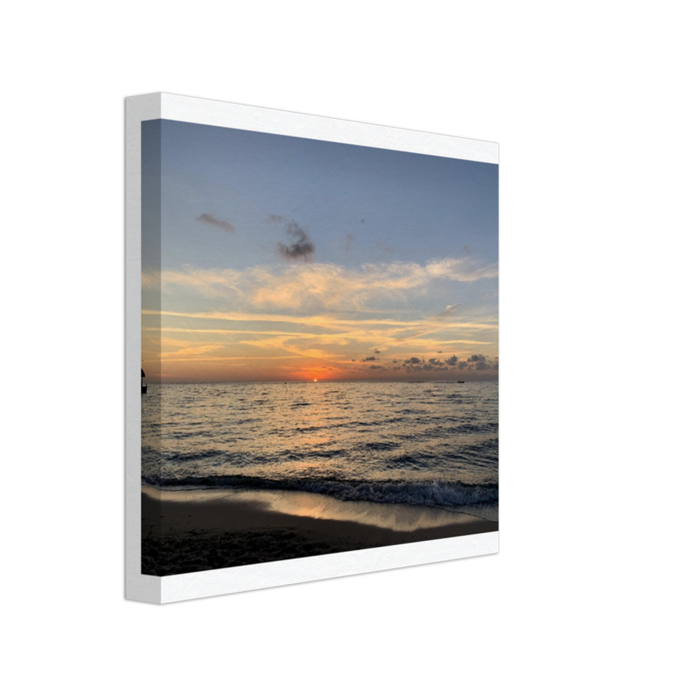 Sunset Over the Ocean Canvas