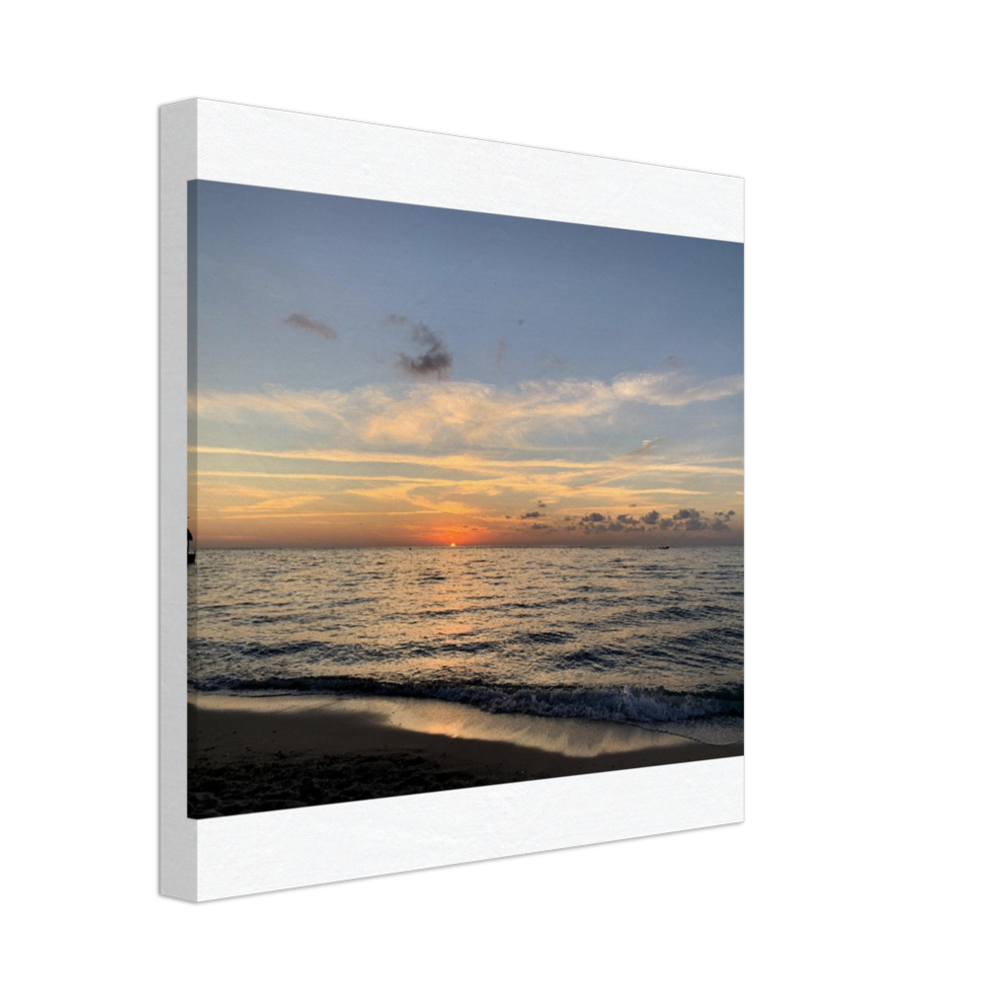 Sunset Over the Ocean Canvas