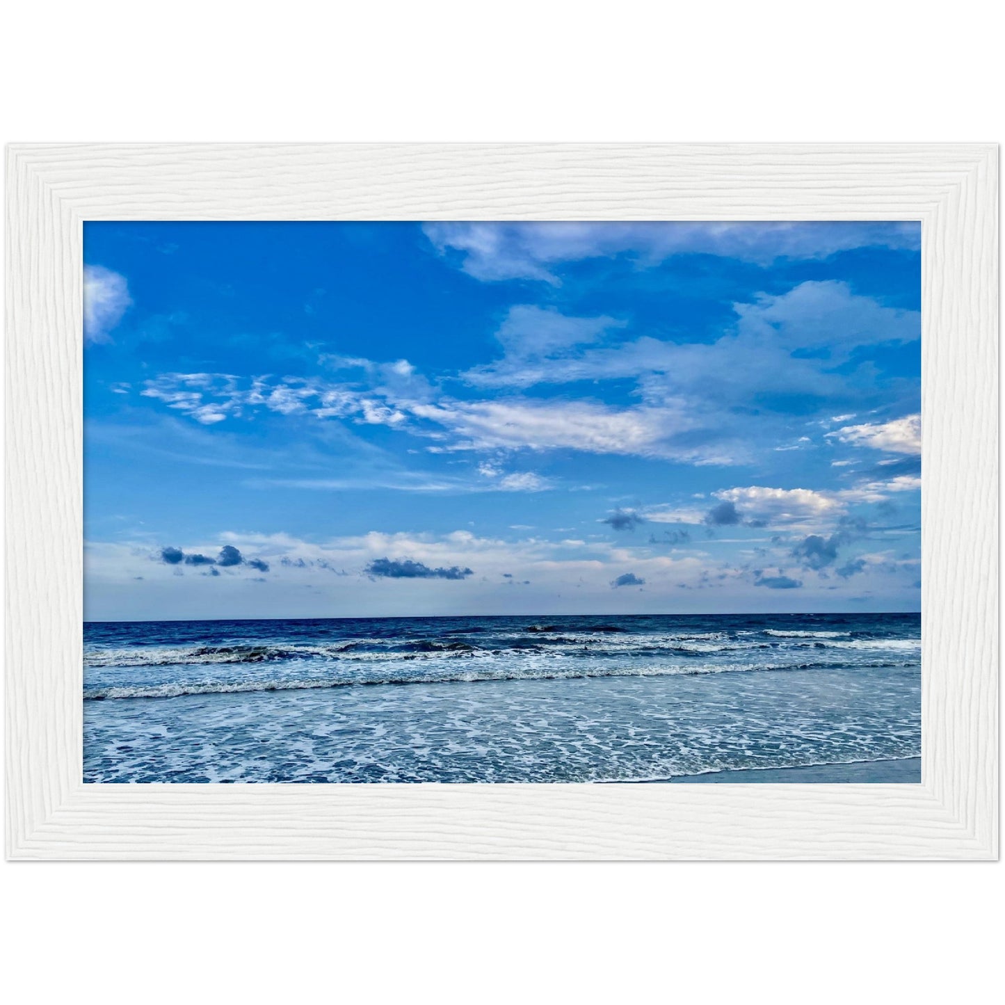 Atlantic Ocean off Hilton Head Island Premium Matte Paper Wooden Framed Poster