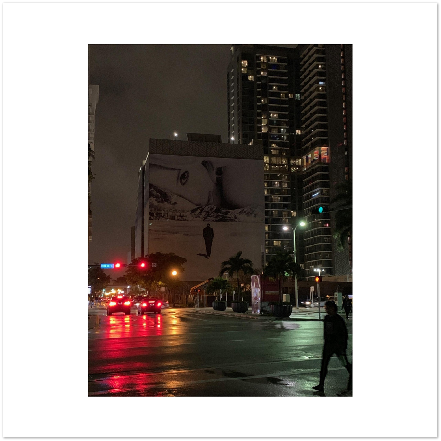 Street Art in the City - Miami - Aluminum Print