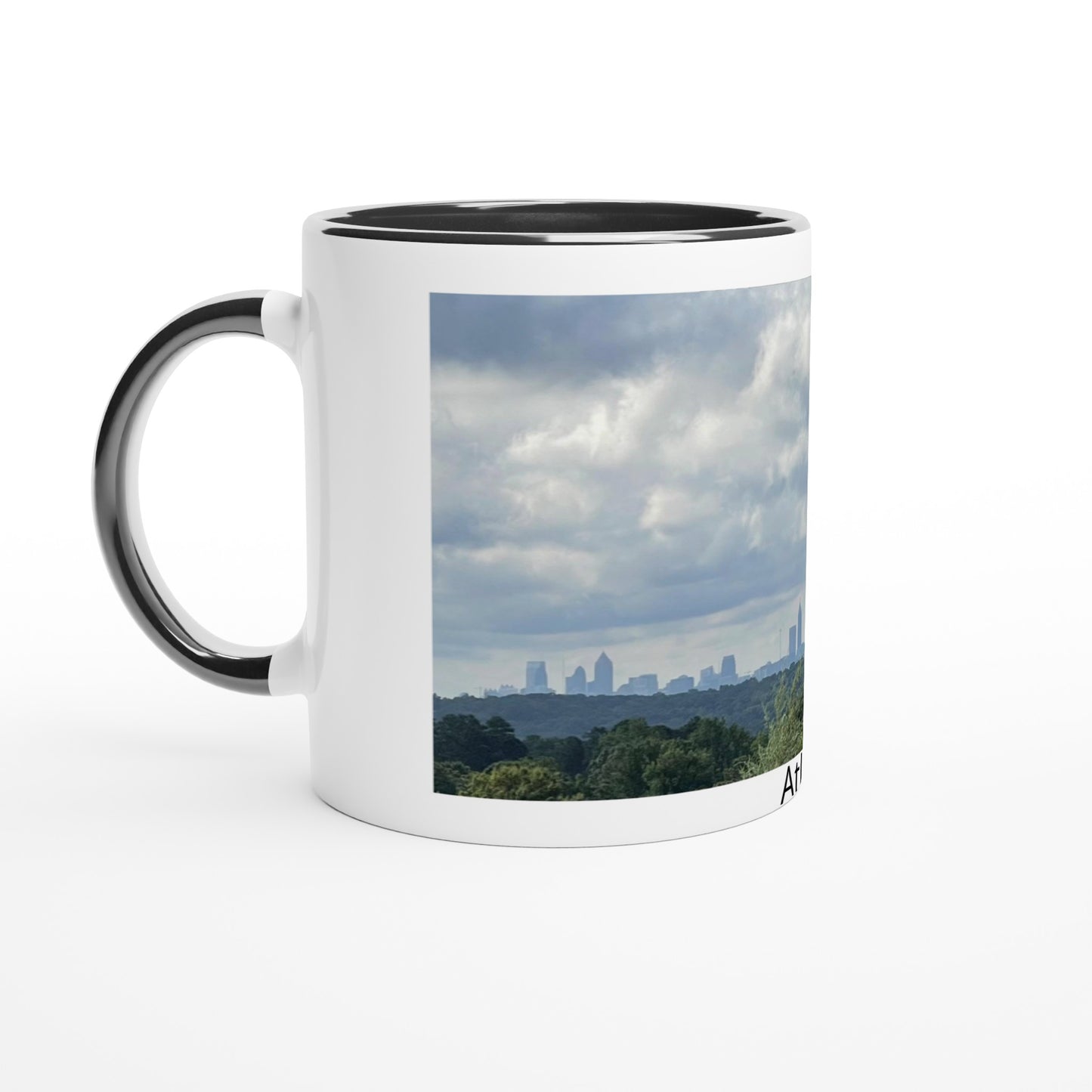 Atlanta Skyline White 11oz Ceramic Mug with Color Inside