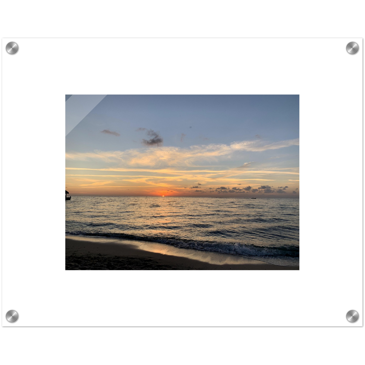 Sunset Over the Ocean Acrylic Print