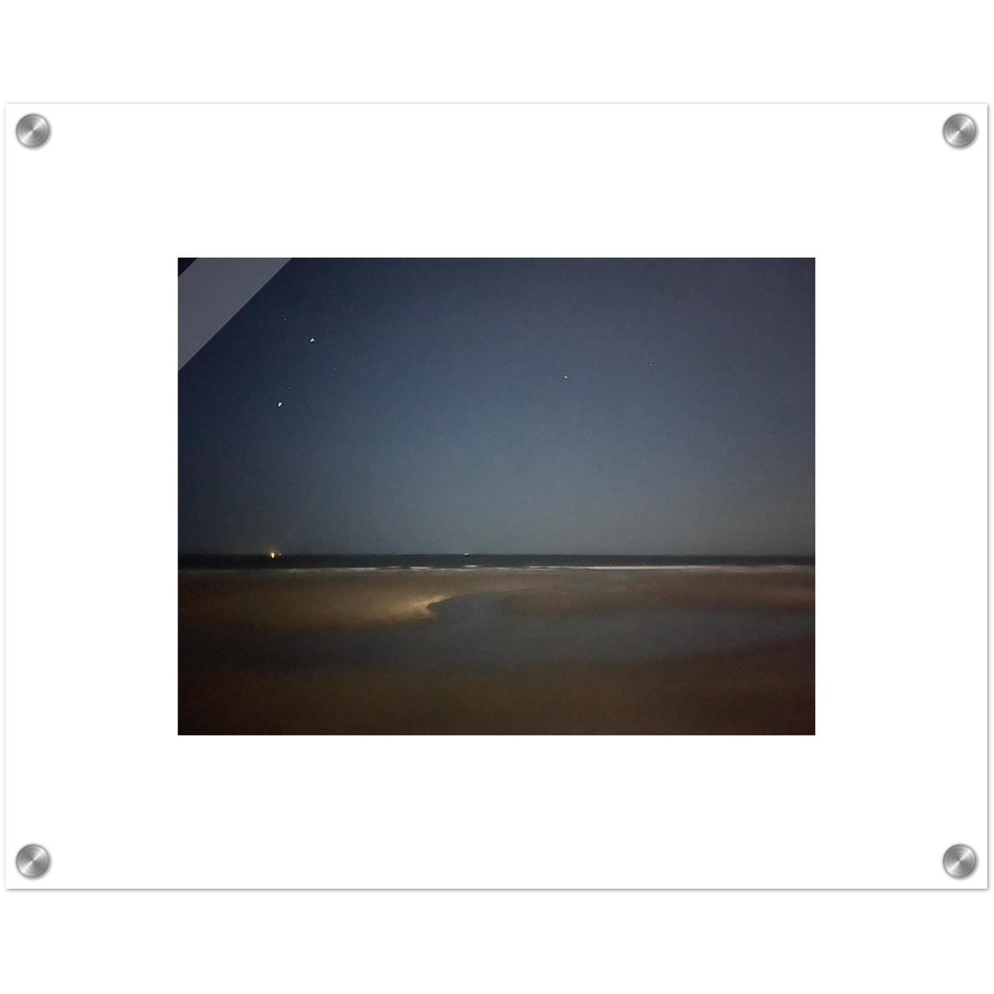 Night Sky Over the Ocean Acrylic Print