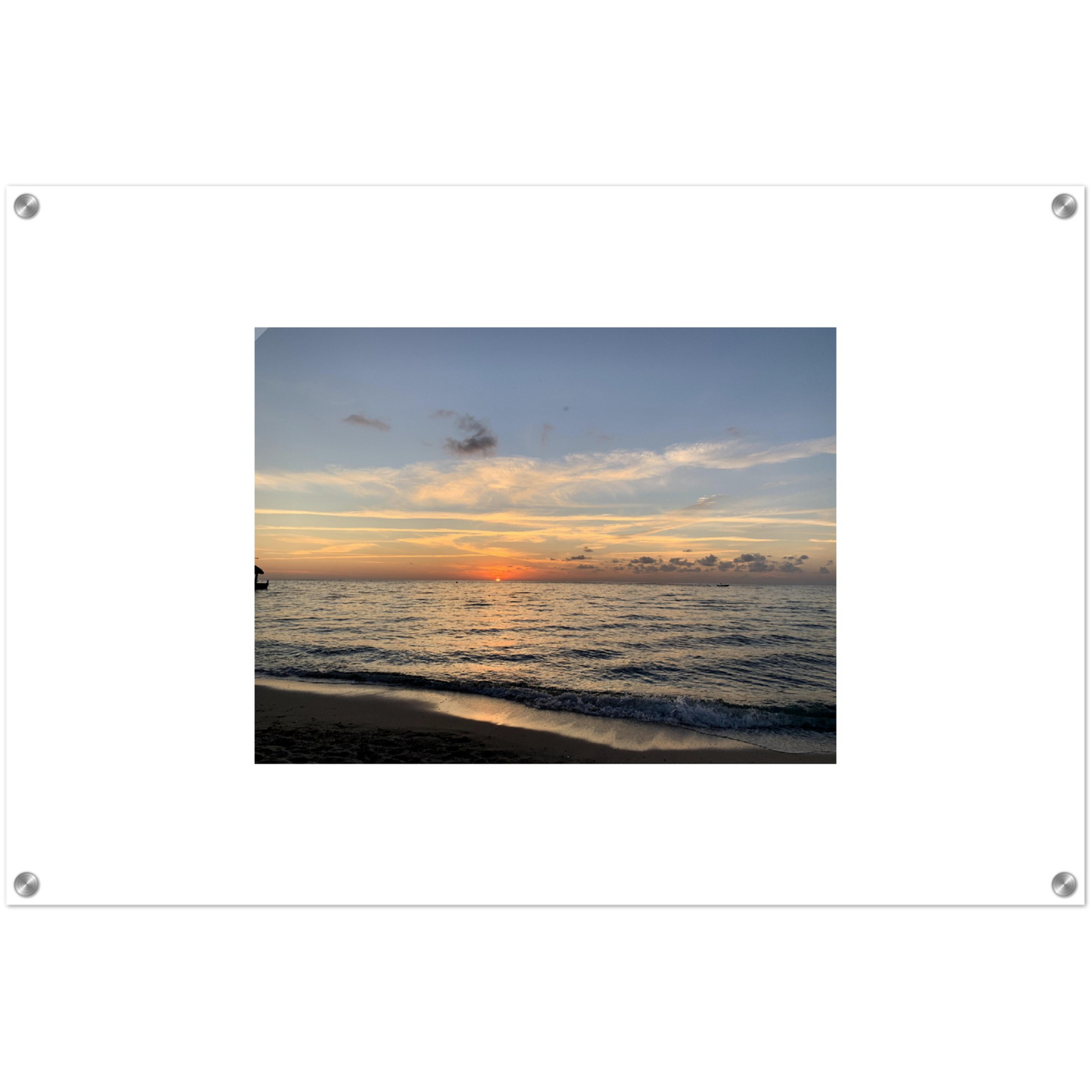 Sunset Over the Ocean Acrylic Print