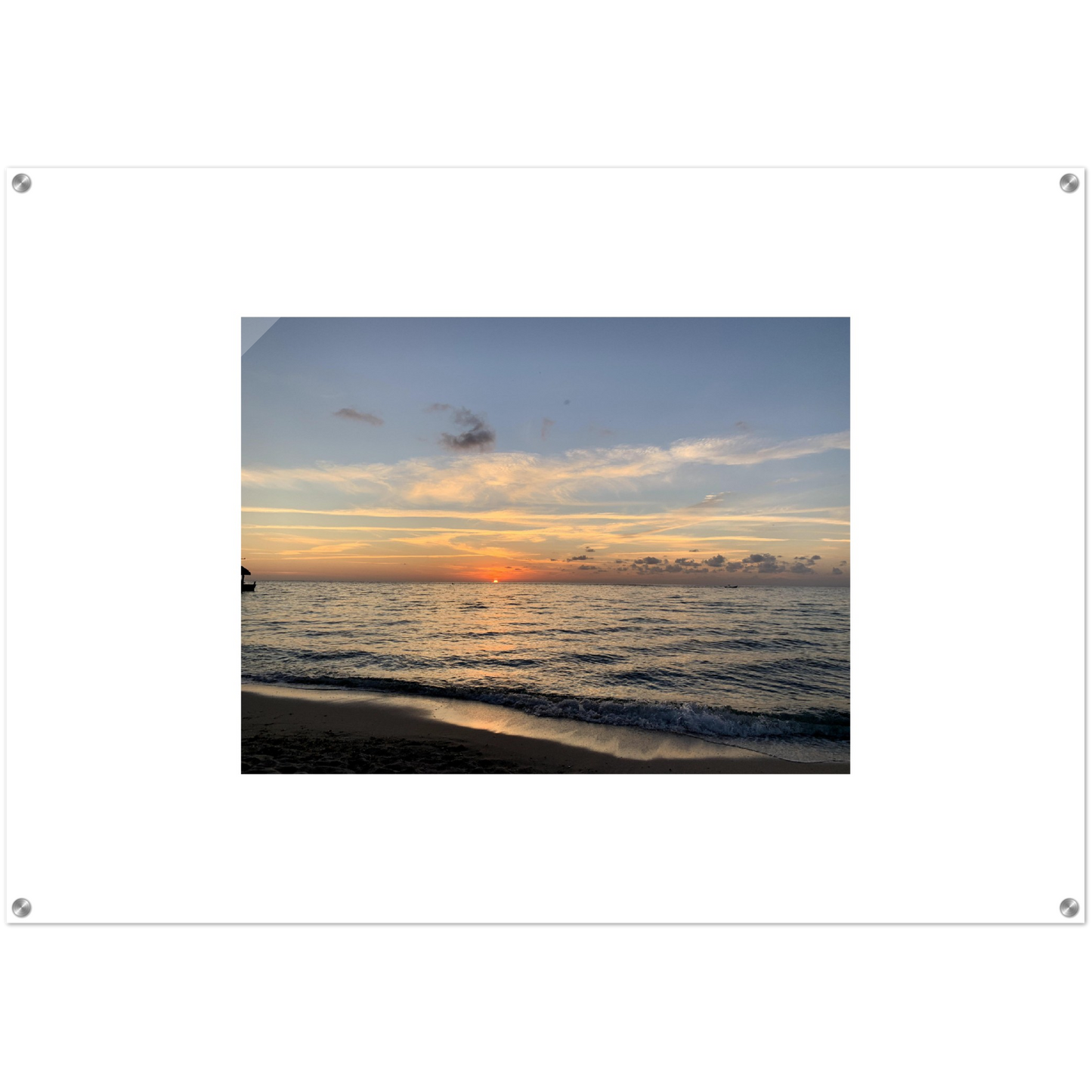 Sunset Over the Ocean Acrylic Print