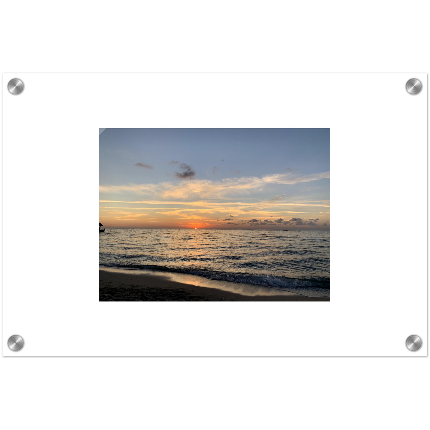 Sunset Over the Ocean Acrylic Print