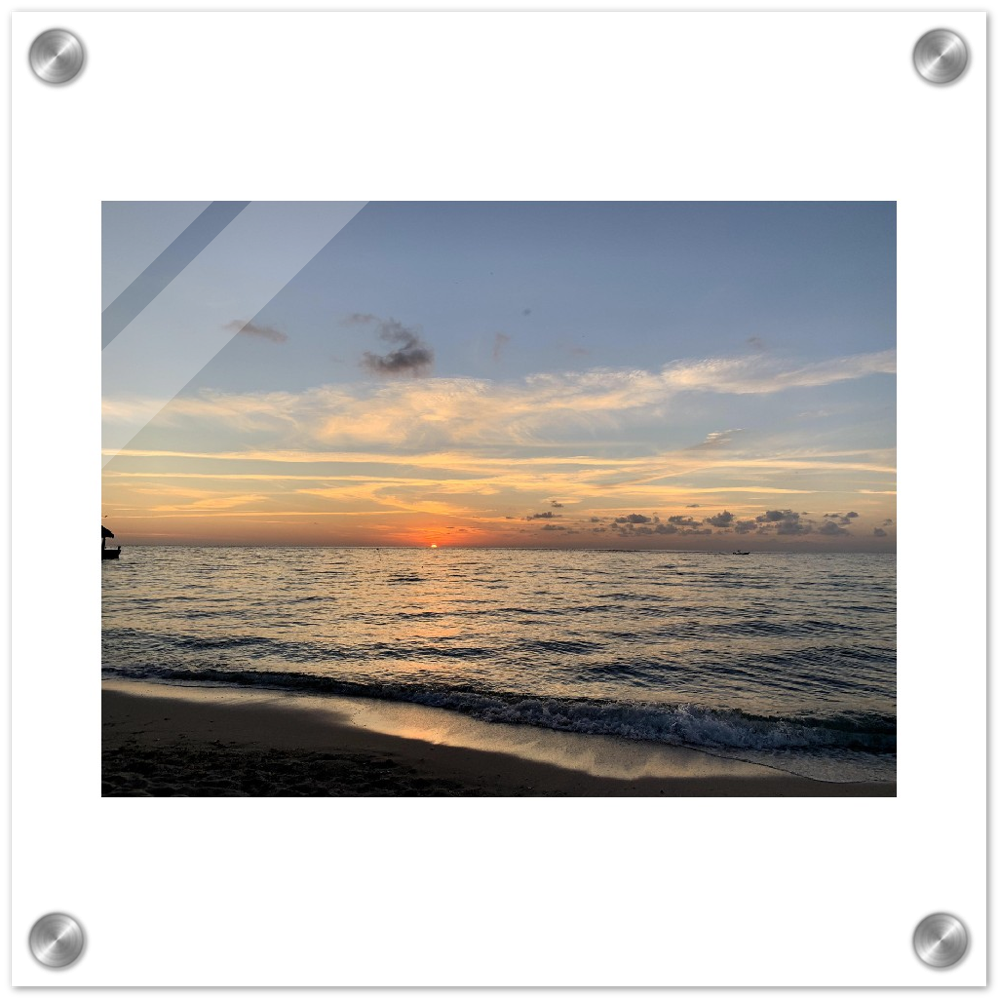 Sunset Over the Ocean Acrylic Print