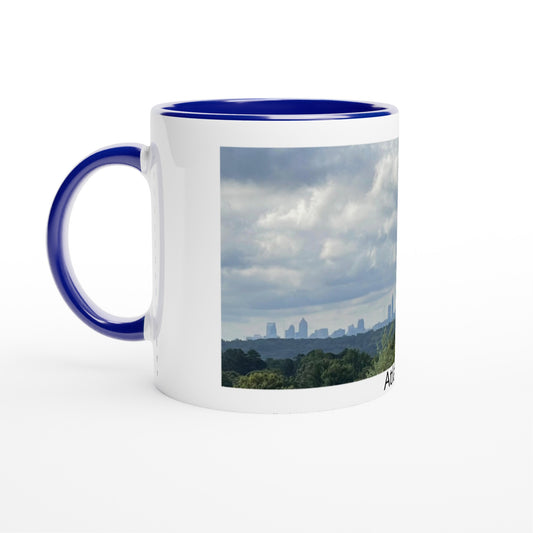 Atlanta Skyline White 11oz Ceramic Mug with Color Inside