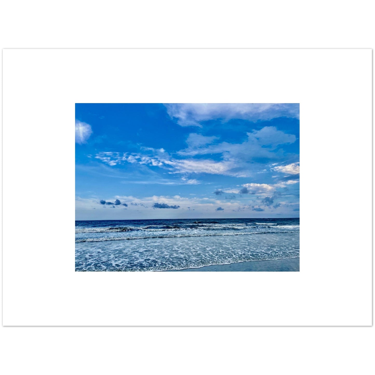 The Atlantic Ocean off of Hilton Head Aluminum Print