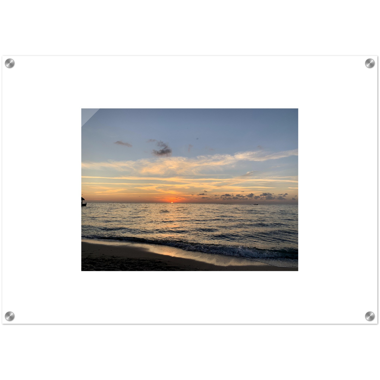 Sunset Over the Ocean Acrylic Print