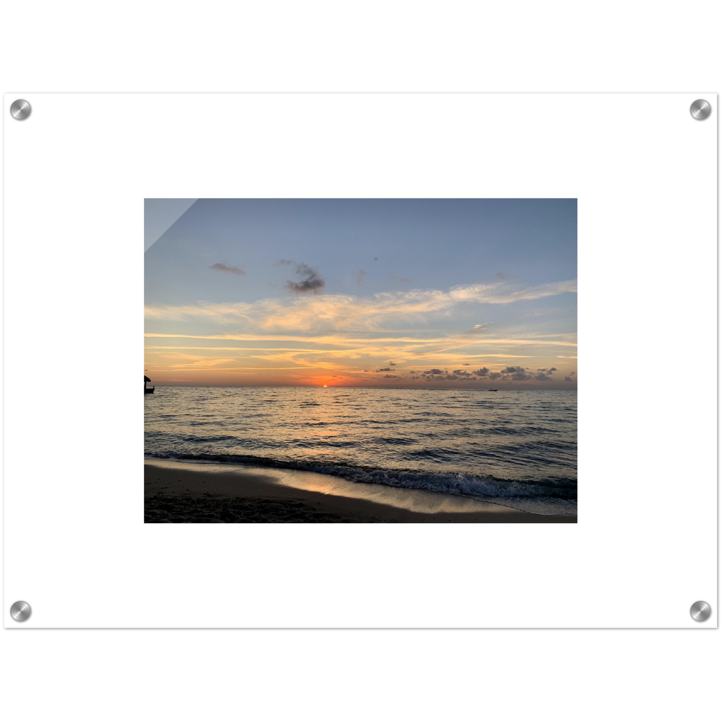 Sunset Over the Ocean Acrylic Print