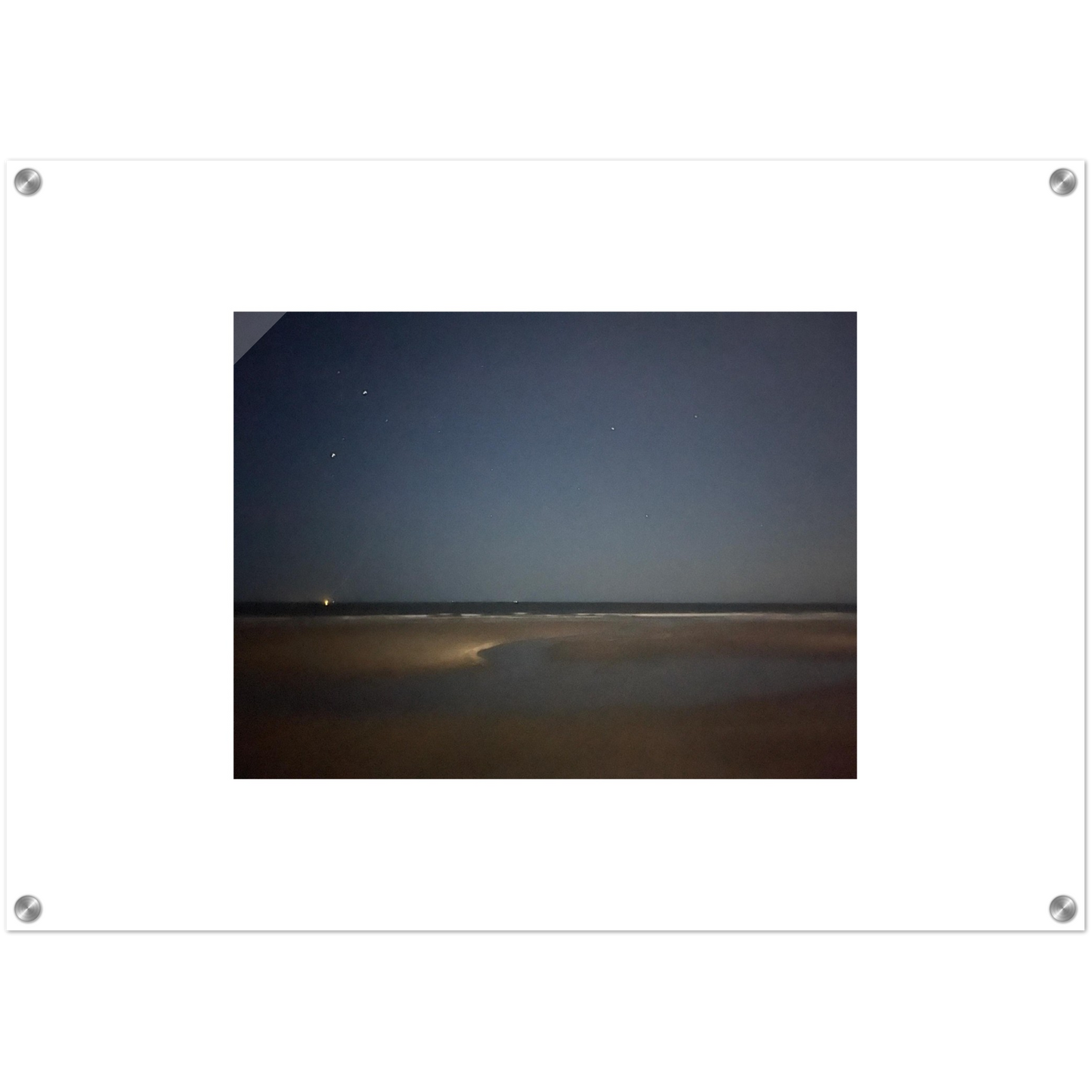 Night Sky Over the Ocean Acrylic Print