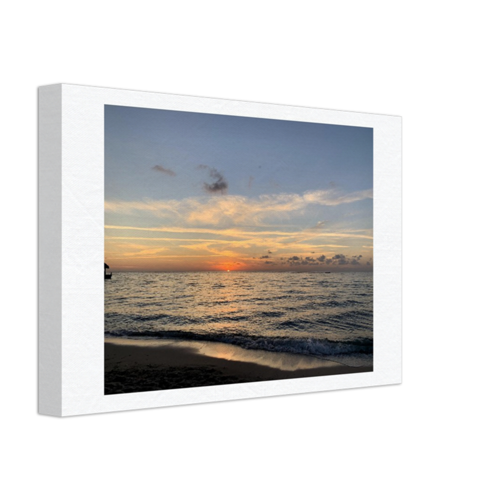 Sunset Over the Ocean Canvas