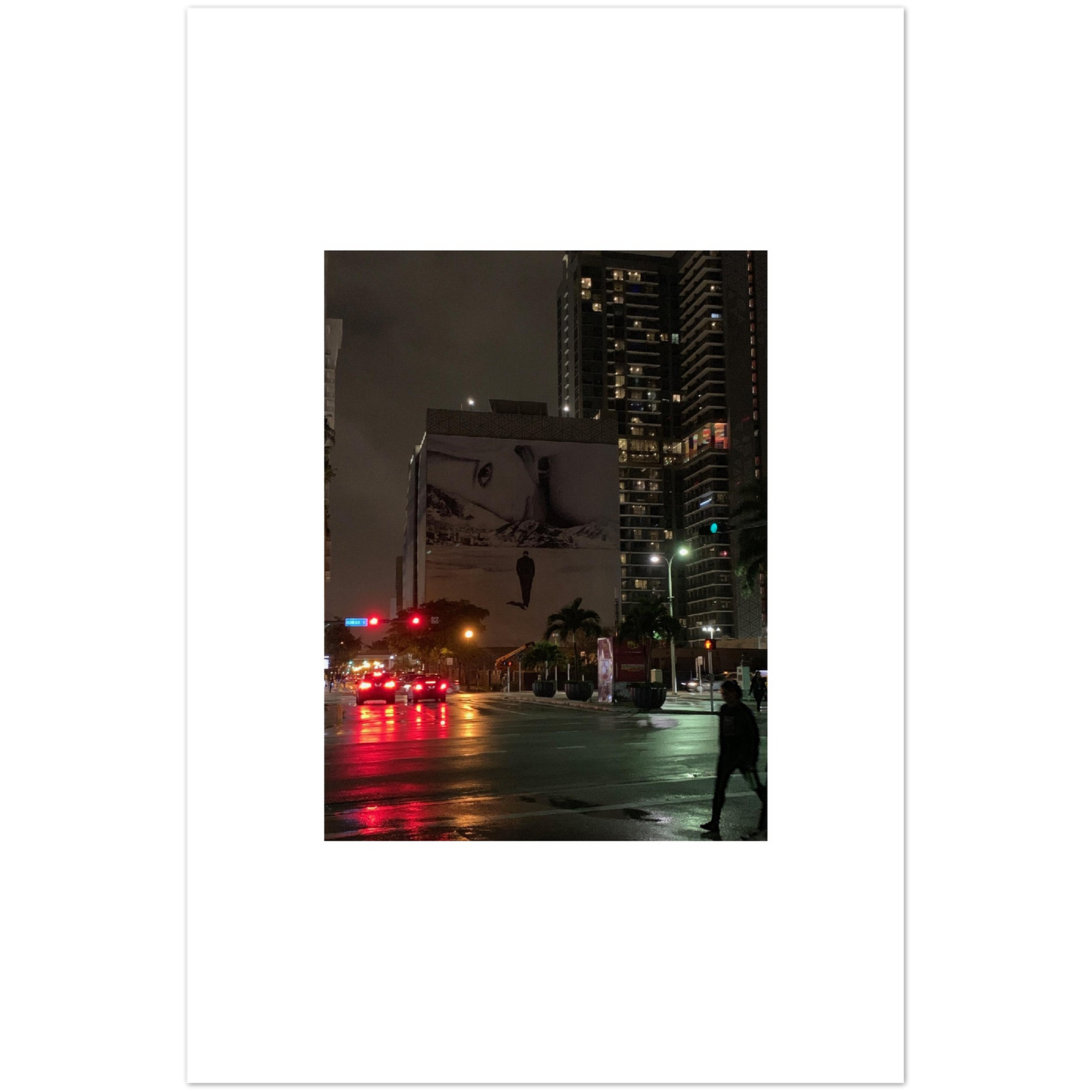 Street Art in the City - Miami - Aluminum Print