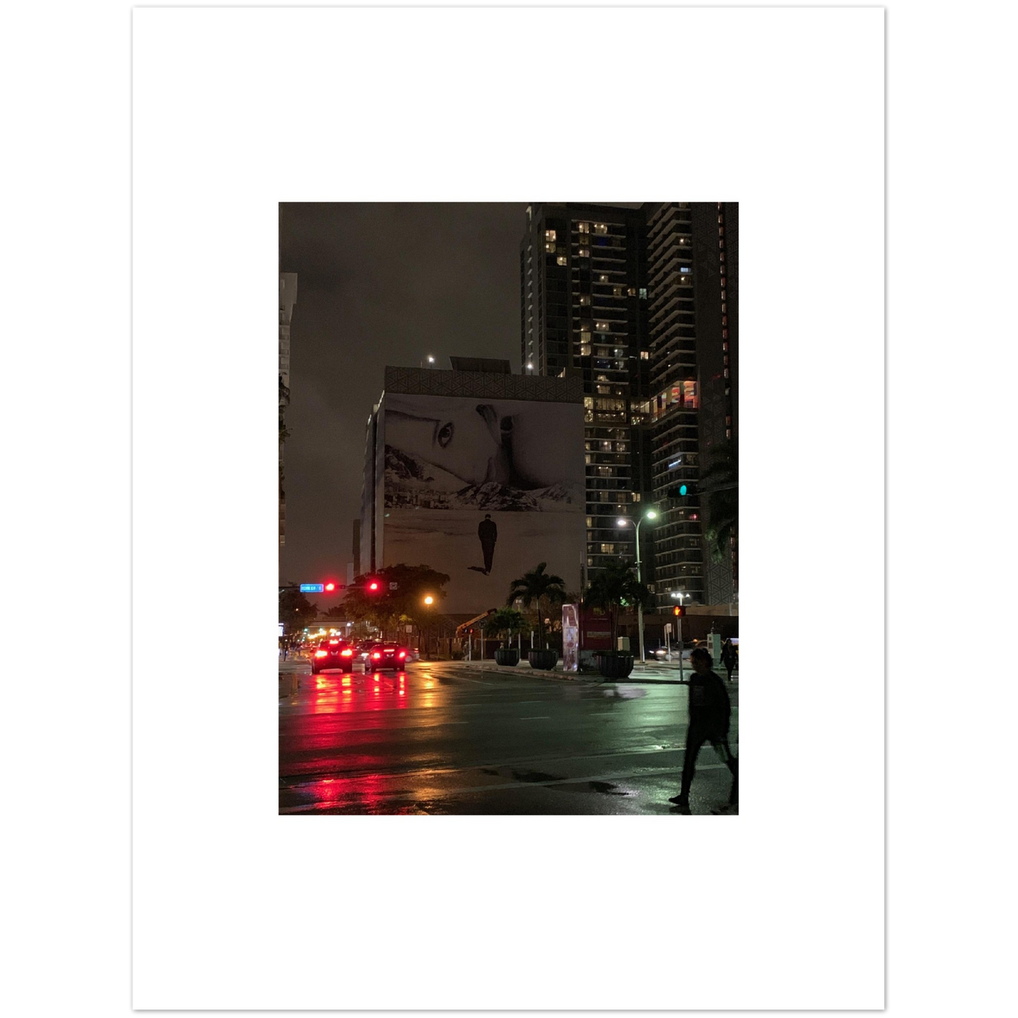 Street Art in the City - Miami - Aluminum Print