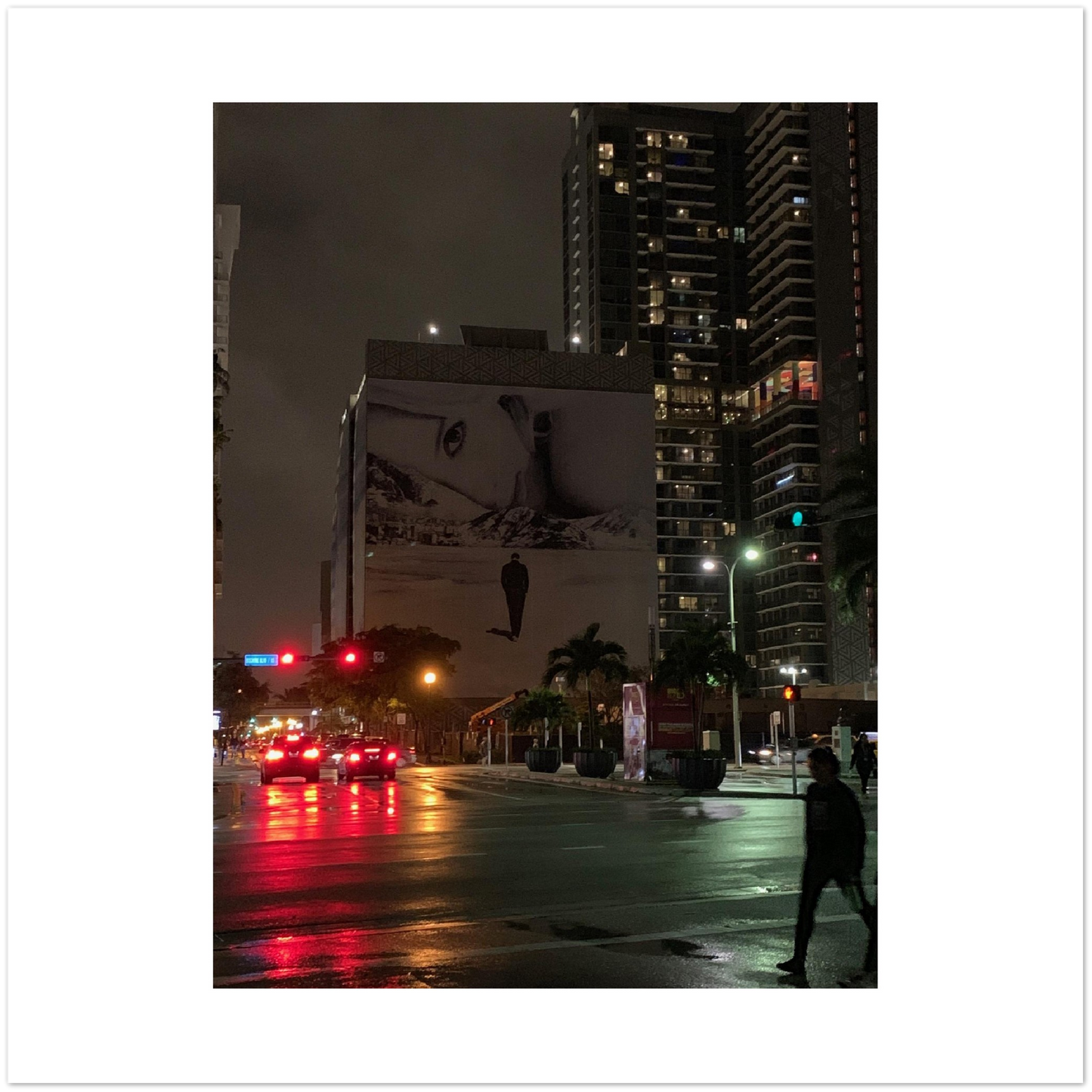 Street Art in the City - Miami - Aluminum Print