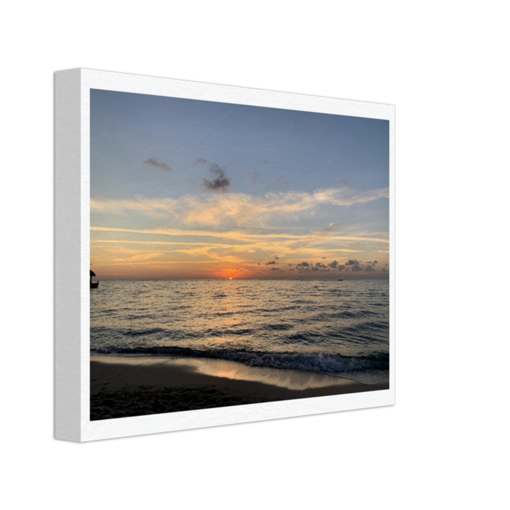 Sunset Over the Ocean Canvas