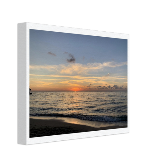 Sunset Over the Ocean Canvas