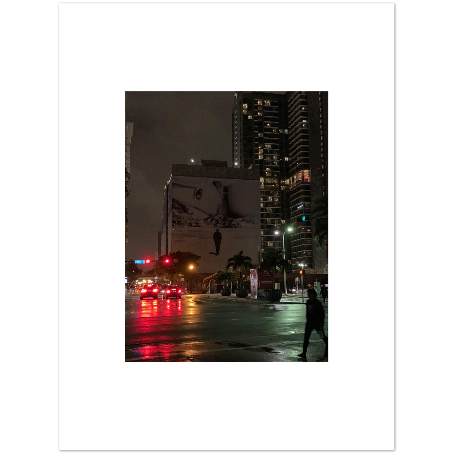 Street Art in the City - Miami - Aluminum Print