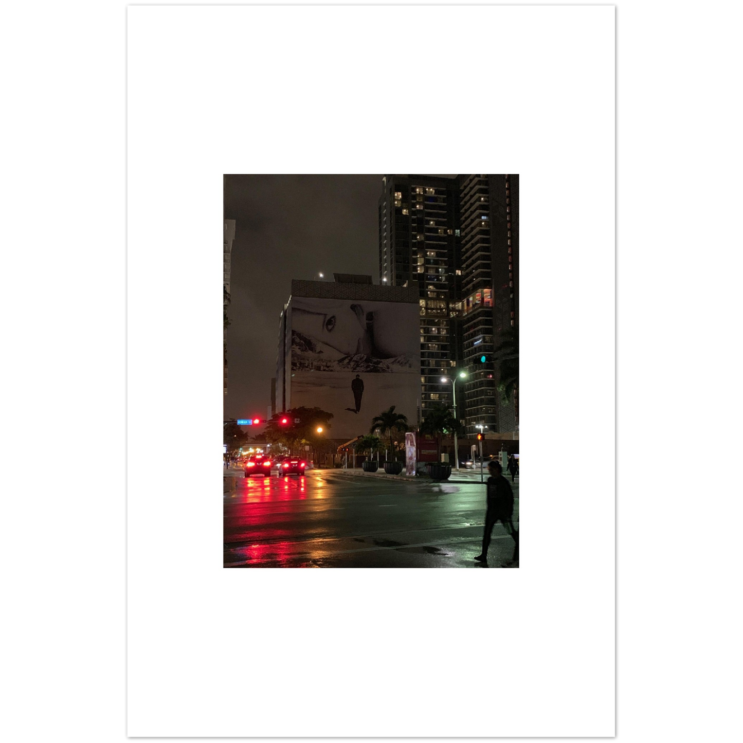 Street Art in the City - Miami - Aluminum Print